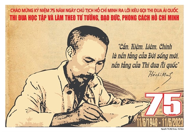Kỷ niệm 75 năm Ngày Chủ tịch Hồ Chí Minh ra Lời kêu gọi thi đua ái quốc
