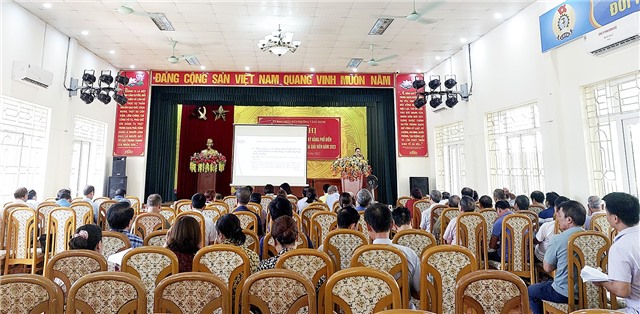 Hội nghị tập huấn, bồi dưỡng nghiệp vụ, kỹ năng phố biển giáo dục pháp luật cho đội ngũ Hòa giải viên cơ sở tại phường Vàng Danh