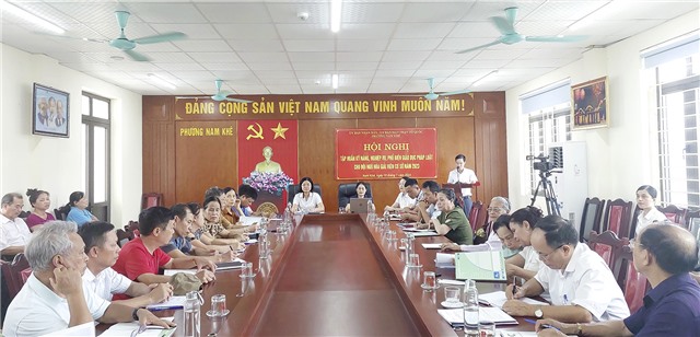 Hội nghị tập huấn, bồi dưỡng nghiệp vụ, kỹ năng phố biển giáo dục pháp luật cho đội ngũ Hòa giải viên cơ sở tại phường Nam Khê