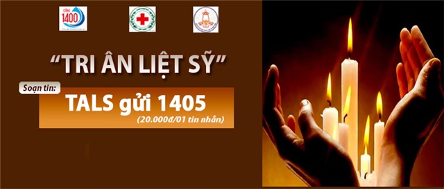 Chương trình nhắn tin “Tri ân liệt sĩ” từ 0h00 ngày 23/6 đến 24h00 ngày 20/8/2023