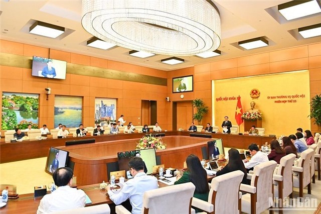 Phiên họp thứ 24 của Ủy ban Thường vụ Quốc hội: Xem xét, thông qua dự thảo Nghị quyết về sắp xếp đơn vị hành chính cấp huyện, cấp xã