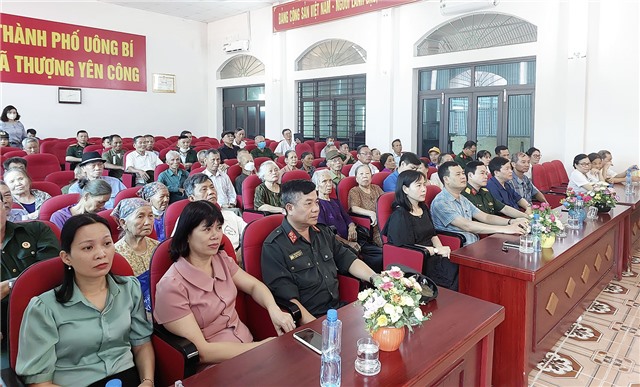 Khám bệnh, tư vấn, chăm sóc sức khỏe và cấp phát thuốc miễn phí cho đối tượng chính sách nhân kỷ niệm ngày TBLS 27/7 tại xã Thượng Yên Công