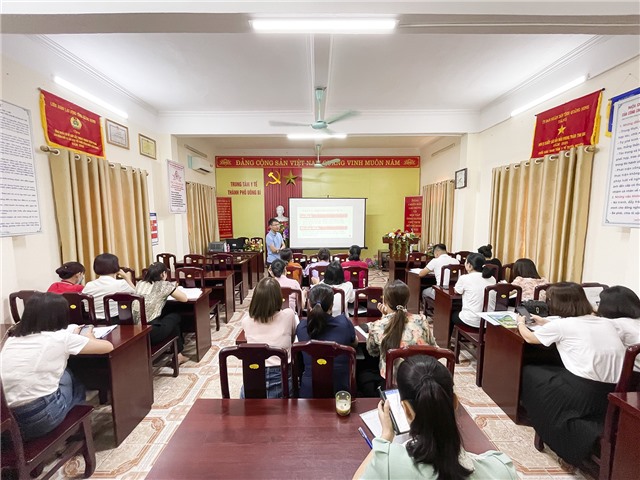 Tập huấn quản lý điều trị lao tiềm ẩn cho cán bộ tuyến xã phường