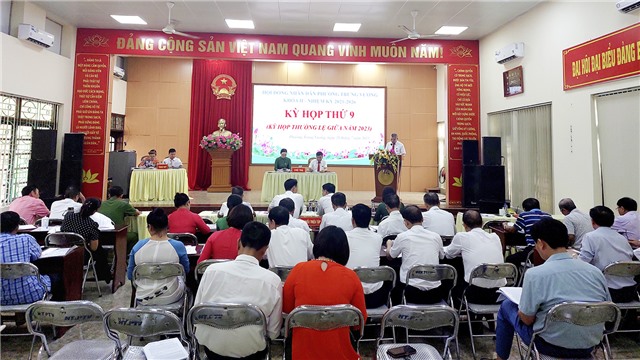 HĐND phường Trưng Vương khóa 2 họp kỳ thứ 9 - kỳ họp thường lệ giữa năm 2023