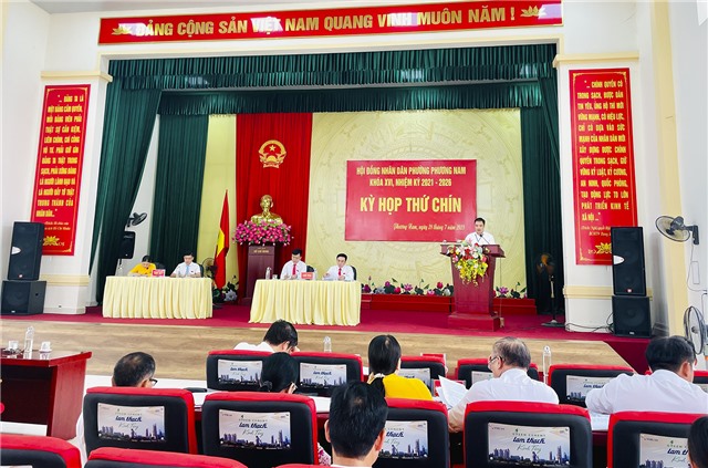 Kỳ họp thứ 9, HĐND phường Phương Nam khóa XVI, nhiệm kỳ 2021-2026