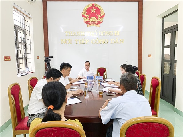 Lãnh đạo Thành phố Tiếp công dân định kỳ tháng 7/2023