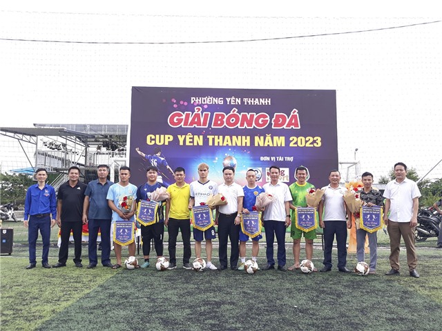 Khai mạc giải bóng đá cúp Yên Thanh năm 2023