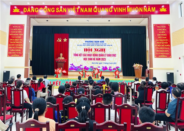 Phường Nam Khê tổng kết Tháng hành động vì trẻ em và các hoạt động quản lý giáo dục thanh thiếu nhi, học sinh hè năm 2023