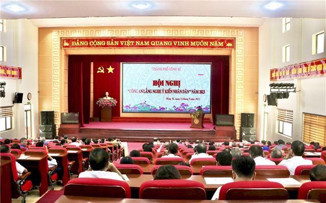 Hội nghị Công an lắng nghe ý kiến Nhân dân năm 2023