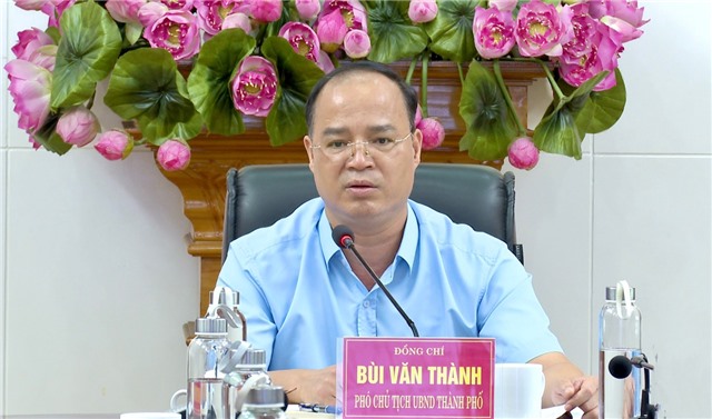 UBND thành phố họp giải quyết đơn kiến nghị của ông Đoàn Văn Nhiệm, trú tại khu Đền Công 3 