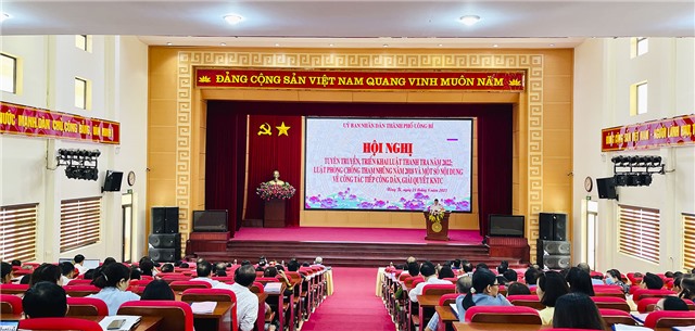 Tuyên truyền Luật Thanh tra năm 2022, Luật phòng chống tham nhũng năm 2018 và một số nội dung về công tác tiếp công dân, giải quyết khiếu nại, tố cáo