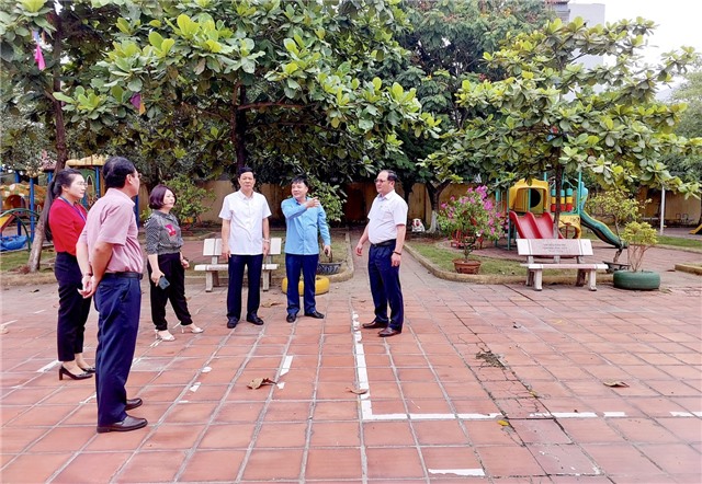 Chủ tịch UBND thành phố Phạm Tuấn Đạt kiểm tra công tác chuẩn bị năm học mới 2023-2024