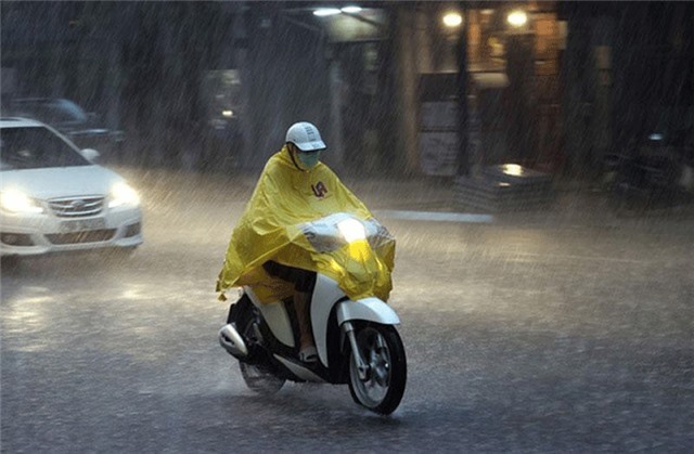 Chiều tối và đêm 30/8, nhiều khu vực trên cả nước có mưa rất to
