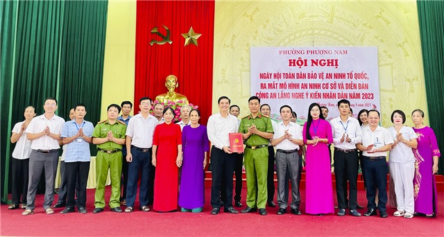 Phường Phương Nam: Ngày hội Toàn dân bảo vệ ANTQ năm 2023; ra mắt mô hình "An ninh cơ sở" và diễn đàn Công an lắng nghe ý kiến Nhân dân