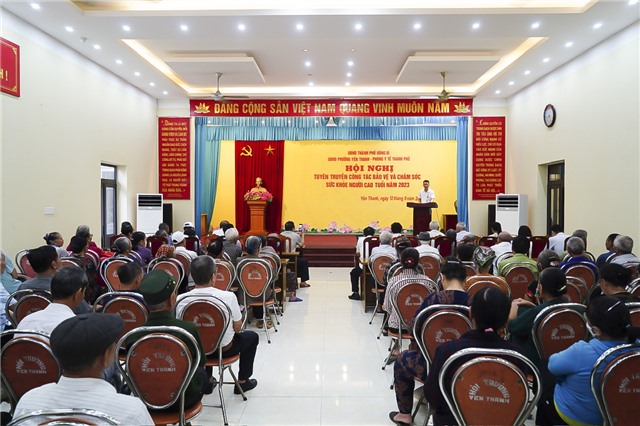 Tuyên truyền công tác bảo vệ, chăm sóc sức khoẻ người cao tuổi phường Yên Thanh