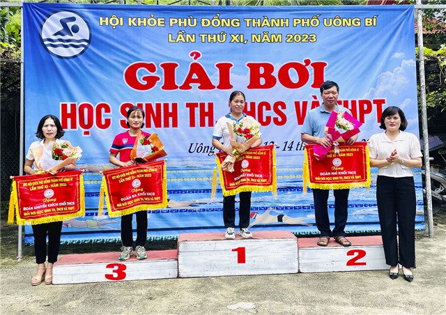 Bế mạc Giải bơi học sinh Tiểu học, Trung học cơ sở, Trung học phổ thông
