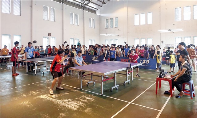 Khai mạc giải Bóng bàn học sinh TH, THCS, THPT - Hội khỏe phù đổng thành phố Uông Bí lần thứ XI, năm 2023