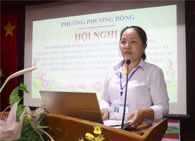 Phường Phương Đông tổ chức Hội nghị trao đổi kinh nghiệm nâng cao hiệu quả công tác tái hoà nhập cộng đồng năm 2023