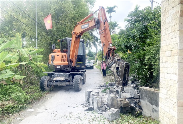 Nhân dân khu Hiệp Thái, phường Phương Nam hiến đất làm đường, chung tay chỉnh trang đô thị