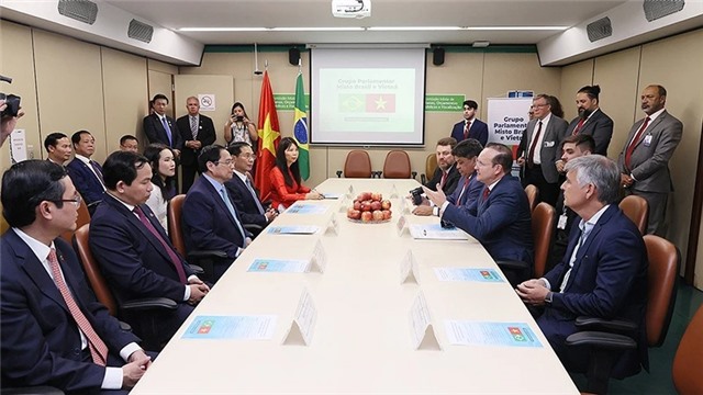 Thắt chặt hơn nữa quan hệ đối tác toàn diện giữa hai nước, hai Quốc hội Việt Nam và Brazil