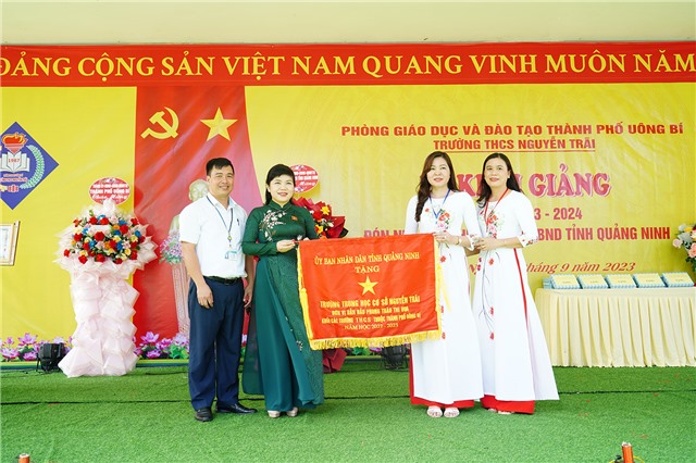 Trường THCS Nguyễn Trãi khai giảng năm học mới 2023 - 2024