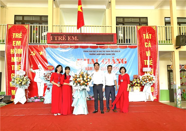 Trường Mầm non Thanh Sơn khai giảng năm học mới 2023-2024
