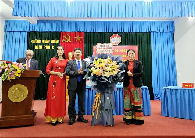 Hội nghị Ban công tác Mặt trận khu phố 2, phường Trưng Vương