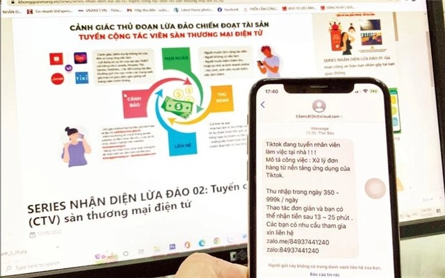 Cảnh giác với “chiêu trò” lừa đảo việc làm thời vụ