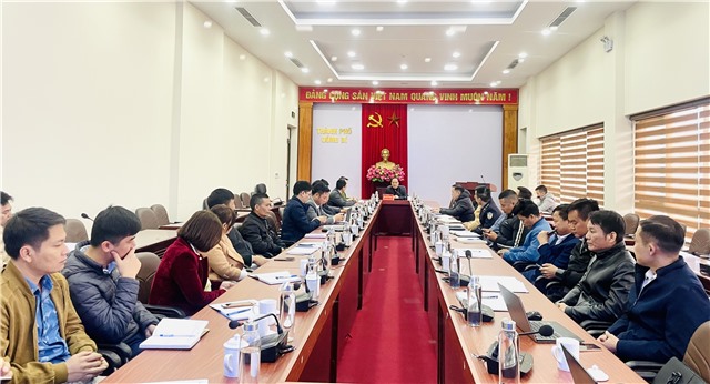 Giao ban công tác quản lý nhà nước về trật tự đô thị, vệ sinh môi trường, an toàn giao thông quý I năm 2024