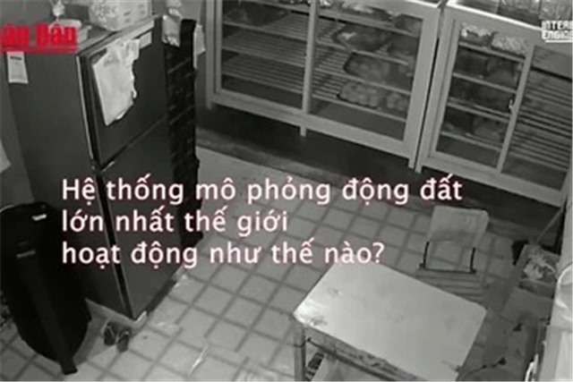 [Video] Hệ thống mô phỏng động đất lớn nhất thế giới hoạt động như thế nào?