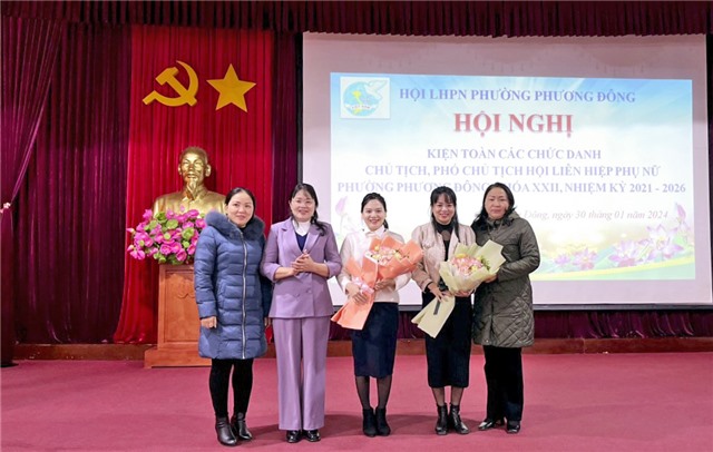 Hội nghị bầu bổ sung chức danh Chủ tịch, Phó Chủ tịch Hội LHPN phường Phương Đông khóa XXII, nhiệm kỳ 2021-2026