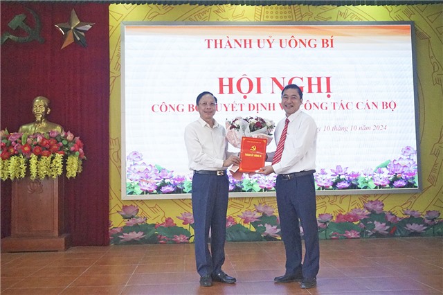 Công bố Quyết định của BTV Thành ủy về công tác cán bộ