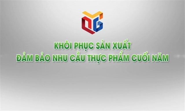 Khôi phục sản xuất đảm bảo nhu cầu thực phẩm cuối năm