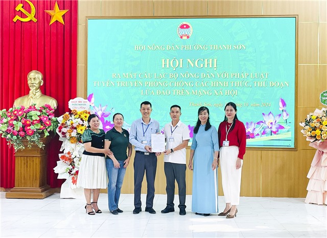 Hội Nông dân phường Thanh Sơn gặp mặt kỷ niệm 94 năm ngày thành lập Hội nông dân Việt Nam 