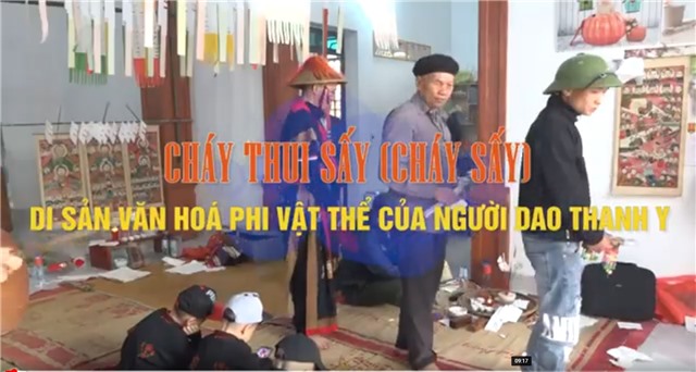 Cháy thui sấy (Cháy sấy) Di sản văn hóa phi vật thể của người Dao Thanh Y 