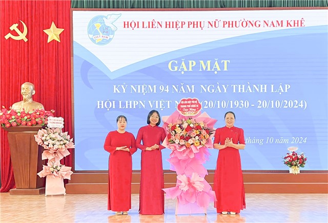 Hội LHPN phường Nam Khê kỷ niệm 94 năm ngày thành lập Hội LHPN Việt Nam