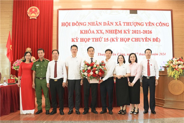 Kỳ họp thứ 15 HĐND xã Thượng Yên Công khoá XX, nhiệm kỳ 2021-2026