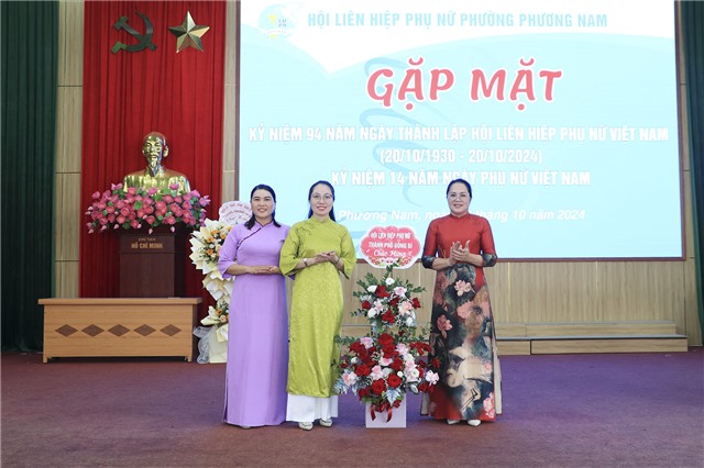 Hội LHPN phường Phương Nam gặp mặt Kỷ niệm 94 năm ngày thành lập Hội LHPN Việt Nam 