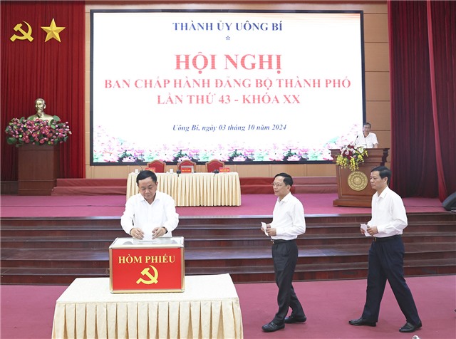 Hội nghị lần thứ 43, Ban chấp hành Đảng bộ thành phố khoá XX, nhiệm kỳ 2020-2025