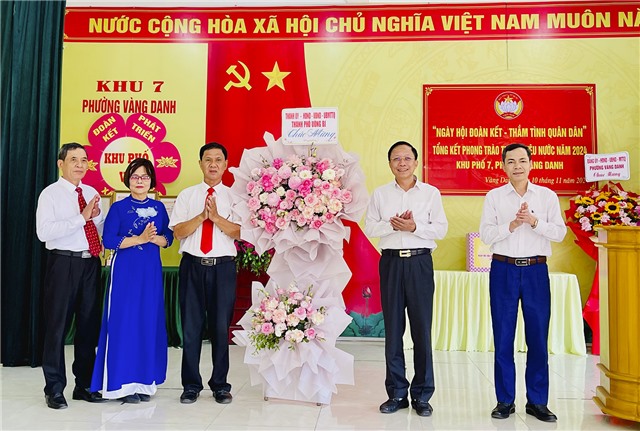 Ngày hội đại đoàn kết toàn dân tộc khu 7, phường Vàng Danh 