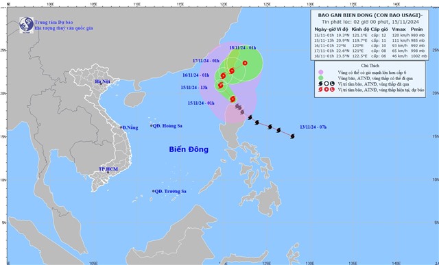 Bão Usagi tiến sát Biển Đông, khẩn cấp triển khai các biện pháp ứng phó