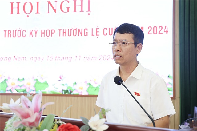 Đại biểu HĐND tỉnh, thành phố tiếp xúc cử tri phường Phương Nam trước kỳ họp thường lệ cuối năm