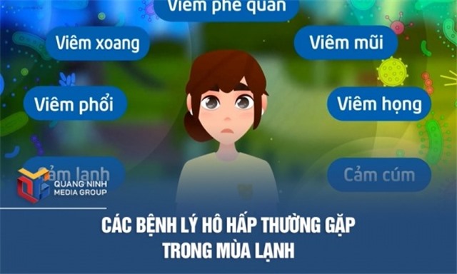 Các bệnh lý hô hấp thường gặp trong mùa lạnh