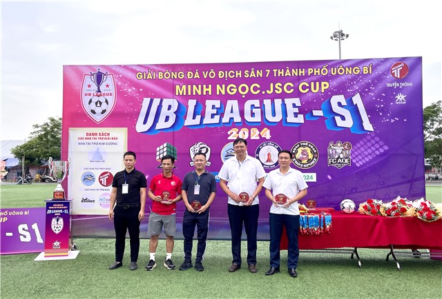 Khai mạc Giải bóng đá sân 7 thành phố Uông Bí - Minh Ngọc.JSC Cup UB League - S1 năm 2024