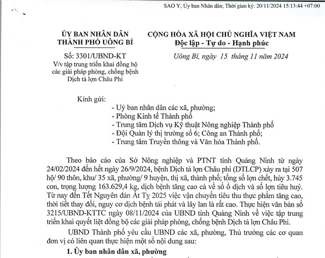 Tập trung triển khai đồng bộ các giải pháp phòng chống bệnh Dịch tả lợn châu phi