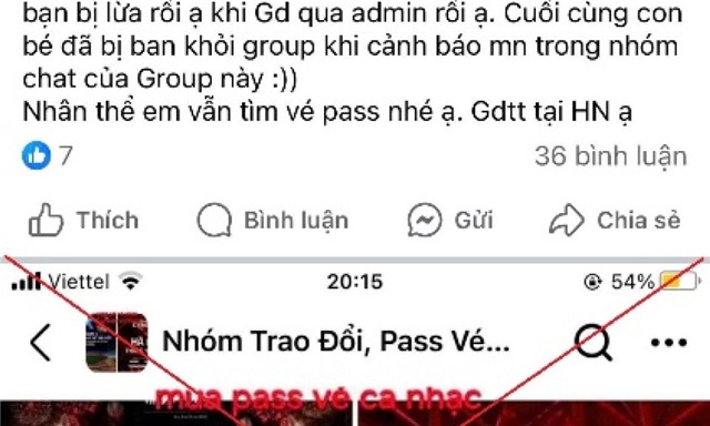 Cảnh giác sập bẫy lừa đảo khi mua vé chương trình ca nhạc