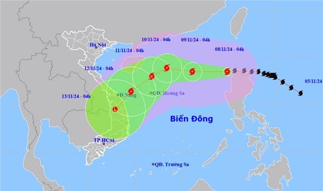 Bão Yinxing vào Biển Đông trở thành cơn bão số 7