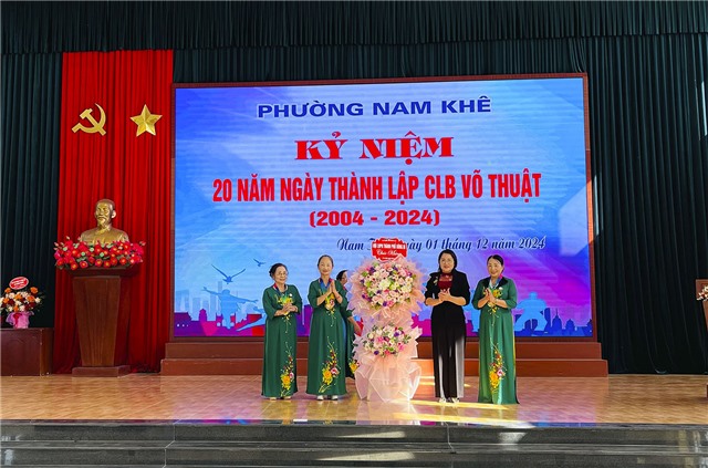 CLB Võ thuật phường Nam Khê kỷ niệm 20 năm ngày thành lập