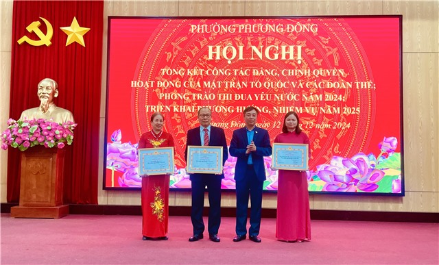 Phường Phương Đông tổng kết nhiệm vụ năm 2024; triển khai phương hướng, nhiệm vụ năm 2025