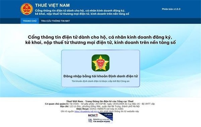 Kinh doanh trên Shopee, Lazada... sẽ kê khai, nộp thuế qua cổng thông tin điện tử từ 19/12